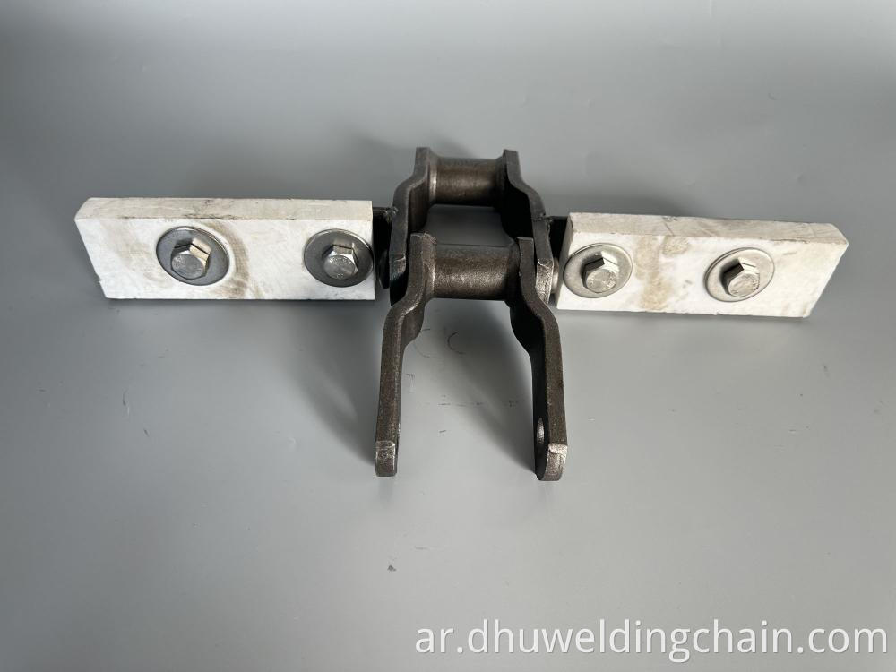 سلسلة لوحة عازمة ملحومة Welded bent plate chain